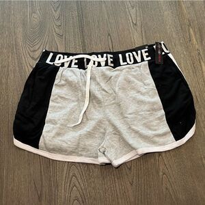 NWT Love Streak Womens Cotton Track Gym Shorts Size 3X
